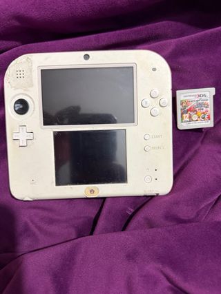 Nintendo 2DS Blanca + Juego Smash Bros. Y mas ver