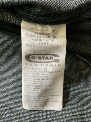 Chaqueta vaquera hombre de G-Star Raw (L)
