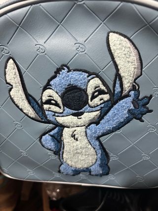 Bolso Mochila Disney Stitch Azul y Blanco