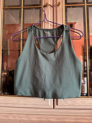 Top deportivo Lefties verde talla XL