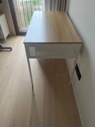 Escritorio Pantone Madera y Metal Blanco