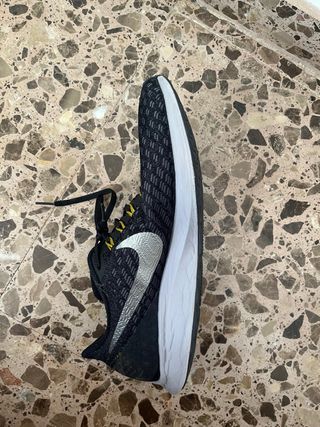 Zapatillas Nike Running Negras y Plateadas