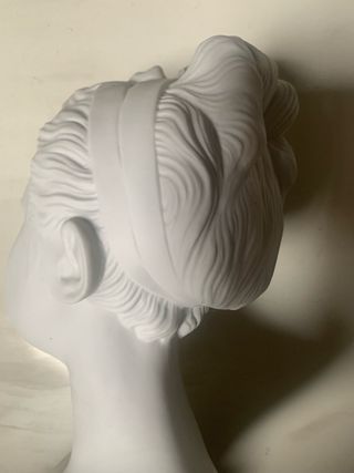 Pareja bustos niños porcelana