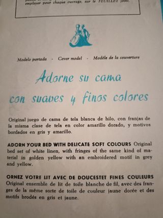 Revista bordado juegos de cama. Arte de hogar 2