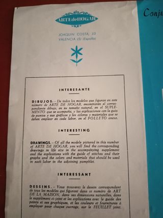 Revista bordado juegos de cama. Arte de hogar 2