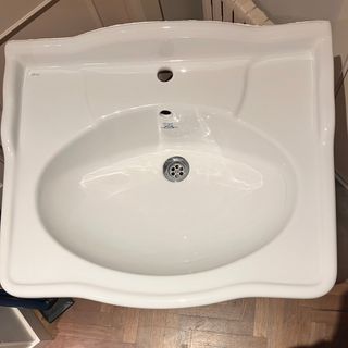 Lavabo Althea Vintage con Pedestal Blanco