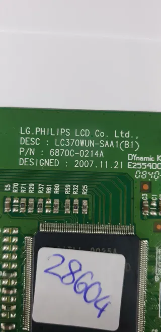 Placa TCON TV LG 37LG5000