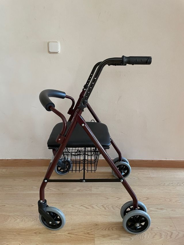 Andador Plegable Aluminio con Asiento