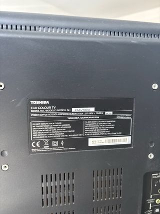 Televisor Toshiba 32 Negro No lo uso ya