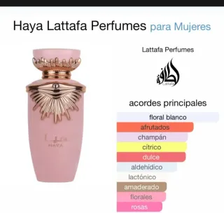 Perfume Haya Lattafa 100ml Nuevo