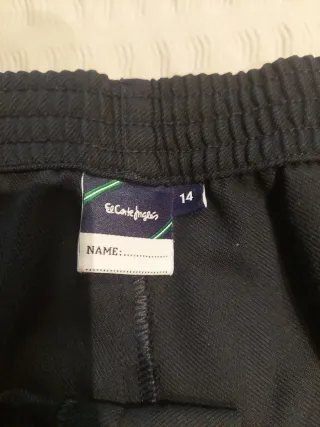 Pantalón uniforme negro