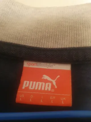 Polo RCD Espanyol Talla L Puma