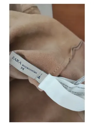 Borsa Zara Camoscio Beige