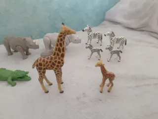 Lote Animales Playmobil: Rinocerontes y más