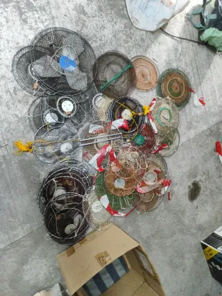 Reteles para cangrejos