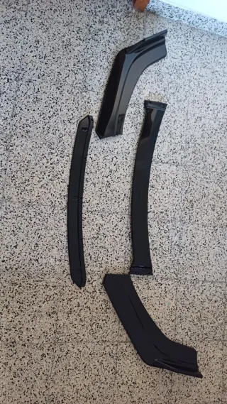 Lip delantero coche negro