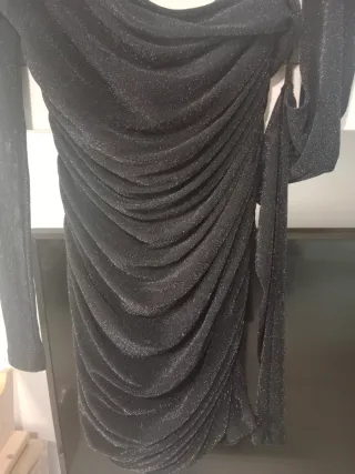 Vestido fiesta corto brillante