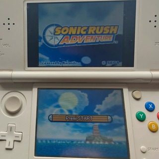 Sonic Rush Adventure Nintendo DS