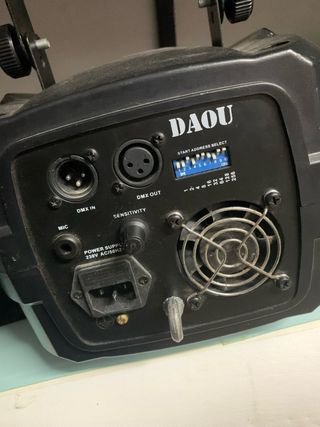 Luces disco móvil efectos disco Láser Par leds