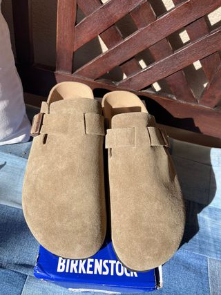 Birkenstock Boston Verde Caqui Talla 45