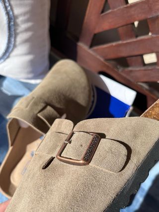 Birkenstock Boston Verde Caqui Talla 45