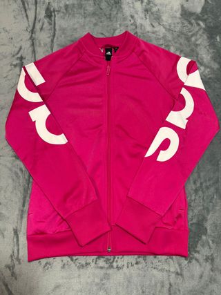 Rare Track Jacket Adidas Y2K, Pink, Big Logo Sleev