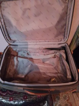 Maleta Valisa piel y cuero como nueva