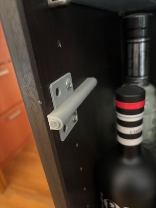 Vitrina alta con cajones