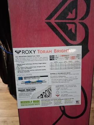 Tabla Snowboard 146 Roxy torah bright