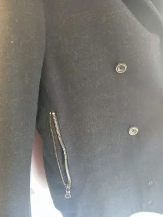 Abrigo negro( azul marino) moderno