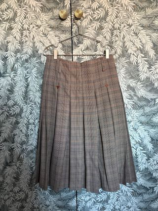 Falda Zara cuadros edición limitada XS