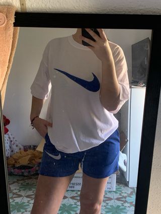 Conjunto Azul y Blanco Talla L