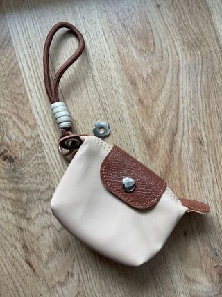 Small Pochette Longchamp Beige e Marrone