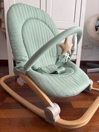Hamaca bebé Vertbaudet verde claro
