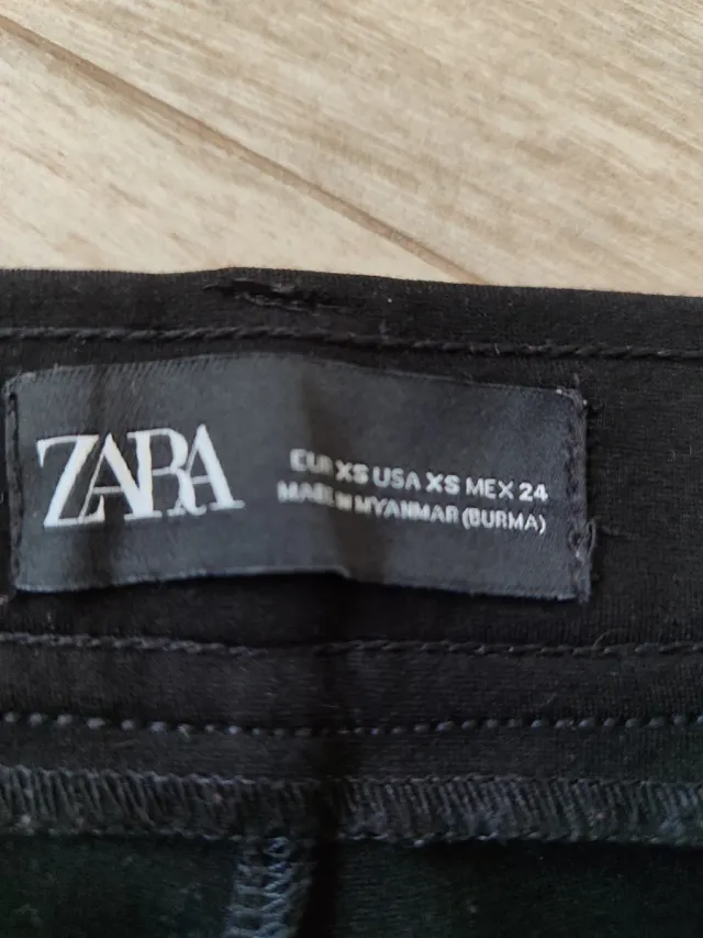 Pantalón Zara Negro Talla XXS