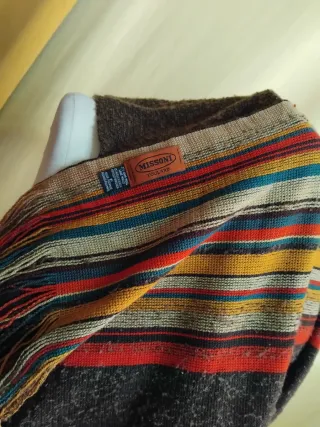 Foulard Marrone Multicolore