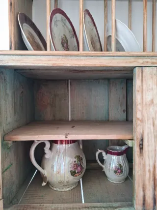 Platero rústico antiguo para restaurar