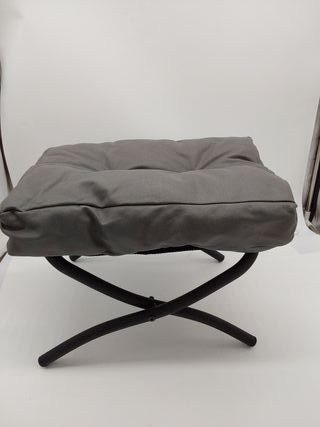 IBUYKE 11.8” H Poggiapiedi Pieghevole Rettangolare, Poggiapiedi Accento Pouf Ottomana per Poltrona Relax, Poggiapiedi Moderno Portatile