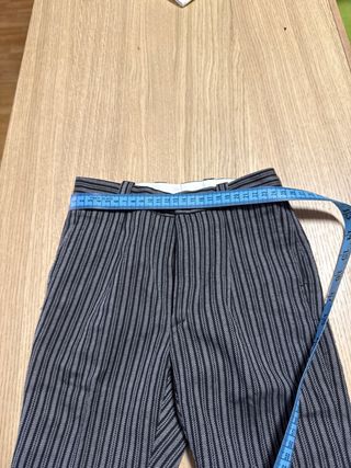 Pantalón fallero rayas grises y negras