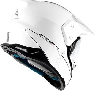 Casco Moto MT Helmets Synchrony blanco brillo