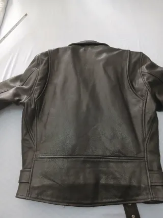 Cazadora cuero Rockera Tipo Perfecto Negra