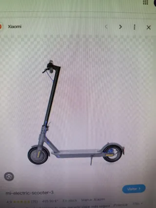 Patinete Eléctrico Xiaomi Mi Scooter 3