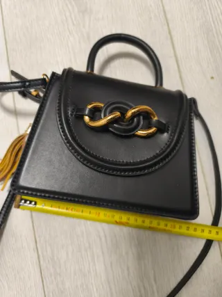 Bolso bandolera negro pequeño nuevo