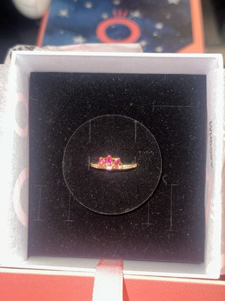 Anillo Pandora Corona Princesa Rapunzel talla 5-6