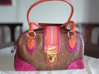 Borsa Etro Marrone e Rosa