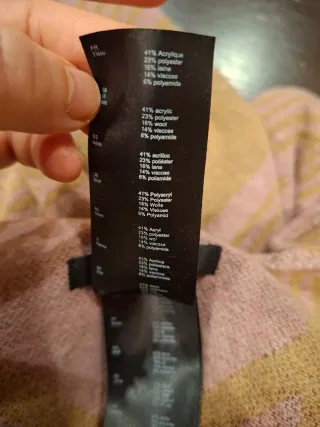 Poncho grande estampado