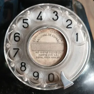 Teléfono Antiguo Negro