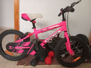 Bicicleta infantil niña rosa Atracktor
