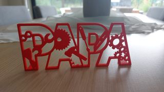 Letrero PAPA Herramientas 3D - Día del Padre