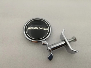 Emblema capot 45MM MERCEDES AMG NEGRO ref 10 m_07